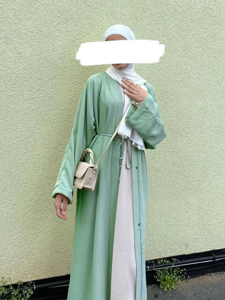 Ramadan Eid Dubai Abaya Kaftan Muslim Long Dress Turkey Prayer Islam Abayas For Women Robe Kimono Femme Musulmane Kaftan Marroco
