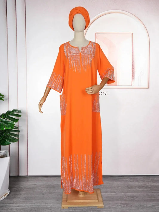 2025 Abayas for Women Dubai Luxury African Muslim Fashion Dress Caftan Wedding Party Dresses Boubou Robe African Clothing