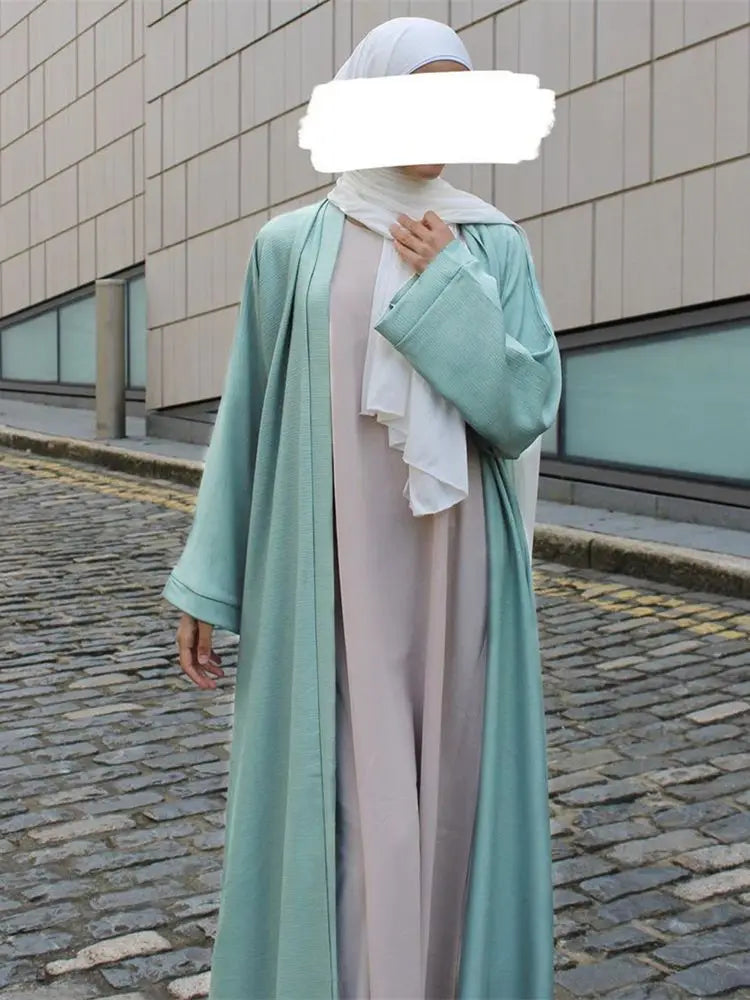 Ramadan Eid Dubai Abaya Kaftan Muslim Long Dress Turkey Prayer Islam Abayas For Women Robe Kimono Femme Musulmane Kaftan Marroco